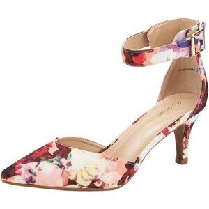 🆕Women’s Floral Low pointed Low Heel Dress Pump Shoes  Elegant Design